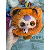 [Hàng Pass]-Baby Three đã unbox- Secret Lucky Cat (Mèo thần Tài )-Nước vàng dora