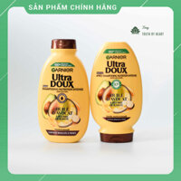 [Hàng Pháp] Bộ dầu gội ,xả tinh chất quả bơ Ultra Doux - Garnier