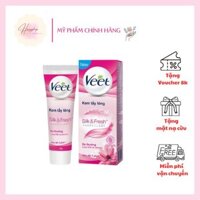[HÀNG PHÁP] Kem Tẩy Lông, Wax Lông Veet cho da nhạy cảm Silk Fresh 100ml