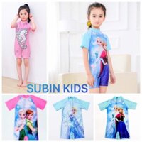 (hàng QC, sẵn) Bộ bơi liền cho bé gái Elsa sz 10-28kg đồ bơi trẻ em nữ công chúa (giao hỏa tốc) SUBIN kids