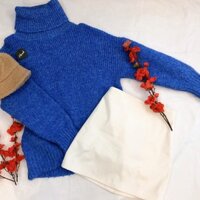 [HÀNG QUẢNG CHÂU CAO CẤP] Áo len xanh