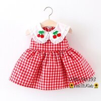 {hàng quảng châu} ĐẦM CARO DỄ THƯƠNG CHO BÉ YÊU❤️❤️❤️