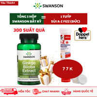 [Hàng Quốc Tế] SWANSON GINKGO BILOBA EXTRACT, 120 mg, 100 viên, Hỗ trợ sức khỏe hệ thần kinh, tăng tuần hoàn máu não