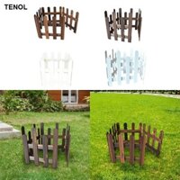 Hàng rào biên giới viền cảnh quan Hàng rào sân vườn bằng gỗ trang trí chắc chắn Hàng rào gỗ