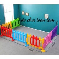 Hàng Rào Chắn An Toàn Cho Bé, Đồ Chơi Mầm Non Nhập Khẩu, Nhựa Cao Cấp, Không Góc Cạnh