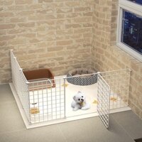 Hàng Rào Cho Chó Trong Nhà Hàng Rào Cho Mèo Cưng Teddy Bichon Corgi Chó Nhỏ Cách Ly Hàng Rào Cửa Chuồng Chó Con