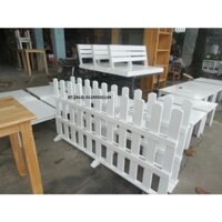 Hàng Rào Gỗ Chắn Cây, Hàng Rào Trang Trí, Hàng Rào Chắn Động Vật ( Nhiều Màu)