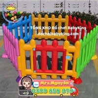 Hàng rào nhựa cho trẻ em – Quây cũi mầm non 105cmx55cm và 105cmx75cm
