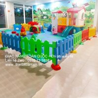 Hàng rào nhựa có tính thẩm mỹ cao cho bé