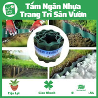 Hàng rào nhựa dẻo trang trí sân vườn cao 20cm dài 9m