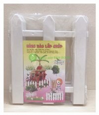 Hàng Rào Nhựa Lắp Ghép Dài 1,6m Cao 30cm Trang Trí Vườn Cây