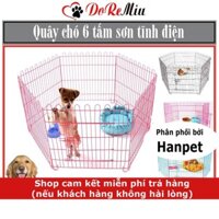 Hàng rào Quây cho chó (3 màu)  nan thường (6 tấm 60x60) - hanpet 501