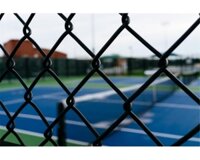 Hàng rào tennnis tráng kẽm với ô lưới chuyên dùng cho sân tennis.PQ 5950