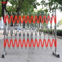 Hàng rào thép không gỉ có thể thu gọn, rào chắn an toàn di động, công trình ngoài trời, lan can bảo vệ trường học