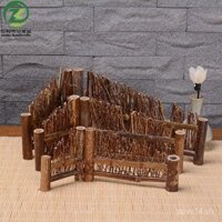 Hàng rào tre tím, đồ trang trí bonsai màn hình nhỏ, đĩa nấu ăn, trang trí cảnh quan vi mô, đạo cụ chụp ảnh, sản phẩm tre