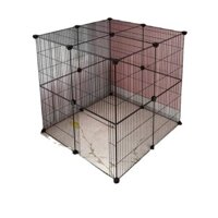 Hàng Rào Trong Nhà Cho Chó Cưng Hàng Rào Cách Ly Cửa Cho Chó Nhỏ Teddy Lan Can Thỏ Mèo Lưới Sắt Lồng Lắp Ráp