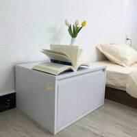 [HÀNG RÁP SẴN] Tab Đầu Giường Có Ngăn Tủ Bí Mật - Đa Năng - Tối Giản (1 Hộc)