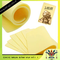 [Hàng Sẵn] 5 Tấm da thực hành xăm hình độ dày 3mm linh hoạt 2 mặt silicon mềm - Da Giả Tập Xăm Body Tattoo BeautyTop01