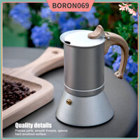 [Hàng Sẫn] Ấm pha cafe Moka pot, Ấm Pha Coffee Kiểu Ý Tiện Lợi Ấm, Bình pha Cà Phê Moka Espresso Tại Nhà Boron069