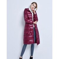 HÀNG SẴN Áo Khoác Phao Lông Vũ Dáng Dài Phong Cách Châu Âu AK199 - Hàng Quảng Châu Cao Cấp - S< 50KG - Đen