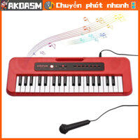 [Hàng Sẵn] Bàn Phím Trẻ Em Đàn Piano 37 Nhạc Cụ Đa Năng 4 Tông Màu Nhỏ Di Động Cho Mới Biết Đi [AKOASM]