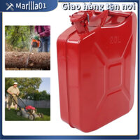 [Hàng Sẵn] Bình Đựng Nhiên Liệu Diesel 5.3 Gallon 20L Bằng Kim Loại Thùng xăng bằng thép không gỉ chứa nhiên liệu di động có cổng tự xả Cho Xe Hơi Marris-Tools