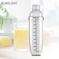 [Hàng Sẵn] Bình Lắc Pha Cocktail Shaker Trong Suốt Nhựa 1000 ML Chống  Tràn Tay Cốc Có Cân Cho Trà Nhà Thanh Blinglight