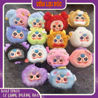 [Hàng sẵn] Blindbox móc khóa Baby Three 12 Cung Hoàng Đạo 2.0 gấu bông vinyl dễ thương _ Vân Lại Bóc