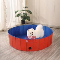 [Hàng Sẵn] Bồn Tắm Gấp Gọn Tiện Lợi Dành Cho Thú Cưng Bể Bơi Gấp Di Động Cho Chó / Bé KKPETS