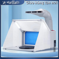 [Hàng Sẵn] Buồng phun bình có bàn xoay Bộ vắt lọc khí thải thể gập lại cho Tranh thủ công mô hình 100‑240V Marris-Tools