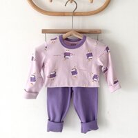 Hàng sẵn có 100-170CM Bộ đồ lót giữ nhiệt cho trẻ em cỡ vừa lớn Quần áo Cotton đáy cho trẻ em Quần áo mùa thu liền mạch Quần áo