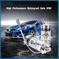 Hàng sẵn có 2 CÁI 100W LED trắng H3 Công suất cao 2828 Bóng đèn sương mù ô tô DRL 1000LM Mới