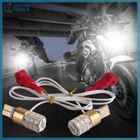 Hàng sẵn có 2 Chiếc Xe Đạp Xe Máy T10 Led W5W Hai Màu Bên Đèn Drl Bật Bóng Đèn Tín Hiệu Hổ Phách Mới