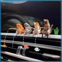 Hàng sẵn có 6 chiếc Câu Cá Dễ Thương Mèo Fishbowl Hình Câu Cá Người Cá Hình Cần Câu Cói Nhân Vật Trang Trí Xe Hơi Phụ Kiện Nội Thất Mới