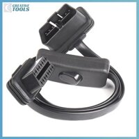 Hàng sẵn có Bộ chia OBD2 SwitchCable Nam Hai cổng sang Nữ ELM327 GPS Kết nối chẩn đoán tự động Kết nối Cáp mới