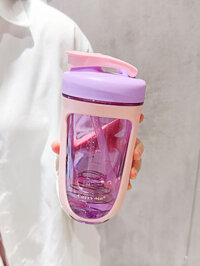 Hàng sẵn có * Cốc lắc có giá trị cao Thể thao Bột Protein di động Máy xay sinh tố Cup Bé trai Bé gái Thể hình Sữa lắc chống sốc Cốc nước tiện dụng