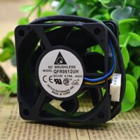 Hàng sẵn có Delta 6025 12V 0.70A 6CM / cm Điều khiển tốc độ PWM Quạt âm lượng không khí lớn QFR0612UH