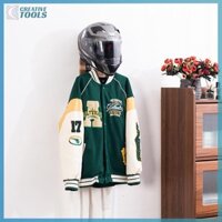 Hàng sẵn có Giá đỡ mũ bảo hiểm treo tường Giá đỡ mũ bảo hiểm xe máy bằng gỗ Mũ bảo hiểm xe đạp Hiển thị Móc treo có móc Mũ bảo hiểm tất cả trong một Giá đỡ chìa khóa mới