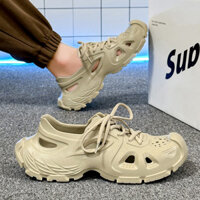 Hàng sẵn có Giày nam EVA Giày nữ Giày đôi lỗ Giày sandal Giày lội nước Giày lười Giày bố rỗng Mềm thoáng khí Size lớn 36-45