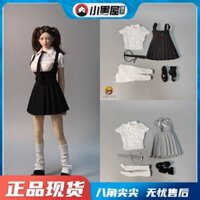 Hàng sẵn có HAILI ĐỒ CHƠI 1 / 6 Nữ Lính Quần Áo Nơi Làm Việc Nữ Cổ Trắng PH Hành Động Hình Trang Phục