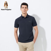 Hàng sẵn có Hush Puppies Áo sơ mi Polo nam thể thao cổ cuộn hàng đầu tay ngắn chất lượng cao 1224