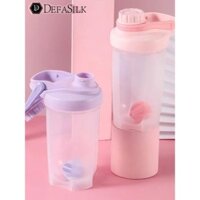 Hàng sẵn có * Influencer ins Salad Shaker Cup Di động tiện dụng Bột Protein Sữa lắc Máy xay sinh tố Cốc nhựa Cốc nước thể thao