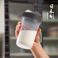 Hàng sẵn có * Japan E Shaker Cup Fitness Protein Powder Shaker Powder Cup Big Mouth Skin Extraction Powder Blender Cup Cốc thể thao dễ dàng làm sạch