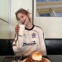 Hàng sẵn có Máu xấu 2024 New American Retro Jersey Công nghiệp nặng Mười ngàn kim thêu hàng đầu thể thao nam và nữ