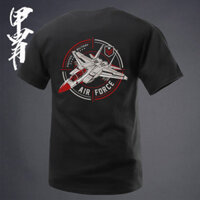 Hàng sẵn có New Top Gun Air Combat Theme Áo thun in hình Cotton Sky Fighter Series Nam tay ngắn