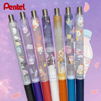 Hàng sẵn có Nhật Bản pentel pentel Bút chì cơ trong suốt Sanrio kt Snoopy Doremon Winnie the Pooh Limited Tranh có giá trị cao Phác thảo Bút tự động 0,5hb Sinh viên chuyên dụng
