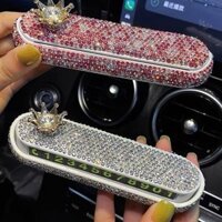 ❤Hàng sẵn có Phong cách đơn giản Xe hơi tạm thời Dấu hiệu đỗ xe Biển số điện thoại Nữ sáng tạo Thẻ di chuyển Xe di chuyển Dấu hiệu điện thoại Trang trí ô tô Kim cương đính đá 25.1.1.10