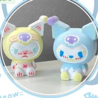 Hàng sẵn có Phong cách Kuromi Thạch cao Búp bê Con lắc Handmade diy Trắng Graffiti Đồ chơi trẻ em 25.1.11