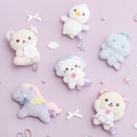 Hàng sẵn có / Rilakkuma Friends Cotton Candy in the Sky Tenori Doll Mini Nhồi Bông Sang Trọng Đồ Chơi 6 Loại 2024 MỚI NHẬT BẢN San-x