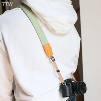 Hàng sẵn có Vận chuyển nhanh = Dây đeo vai máy ảnh Dây đeo Canon Slr Fuji Micro Dây đeo Polaroid đơn Mềm mại Thoải mái Retro Lắp ráp nhanh chóng